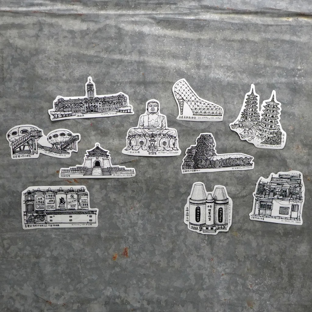 台灣｜插畫小農 不動產系列 台製園 福地情緣