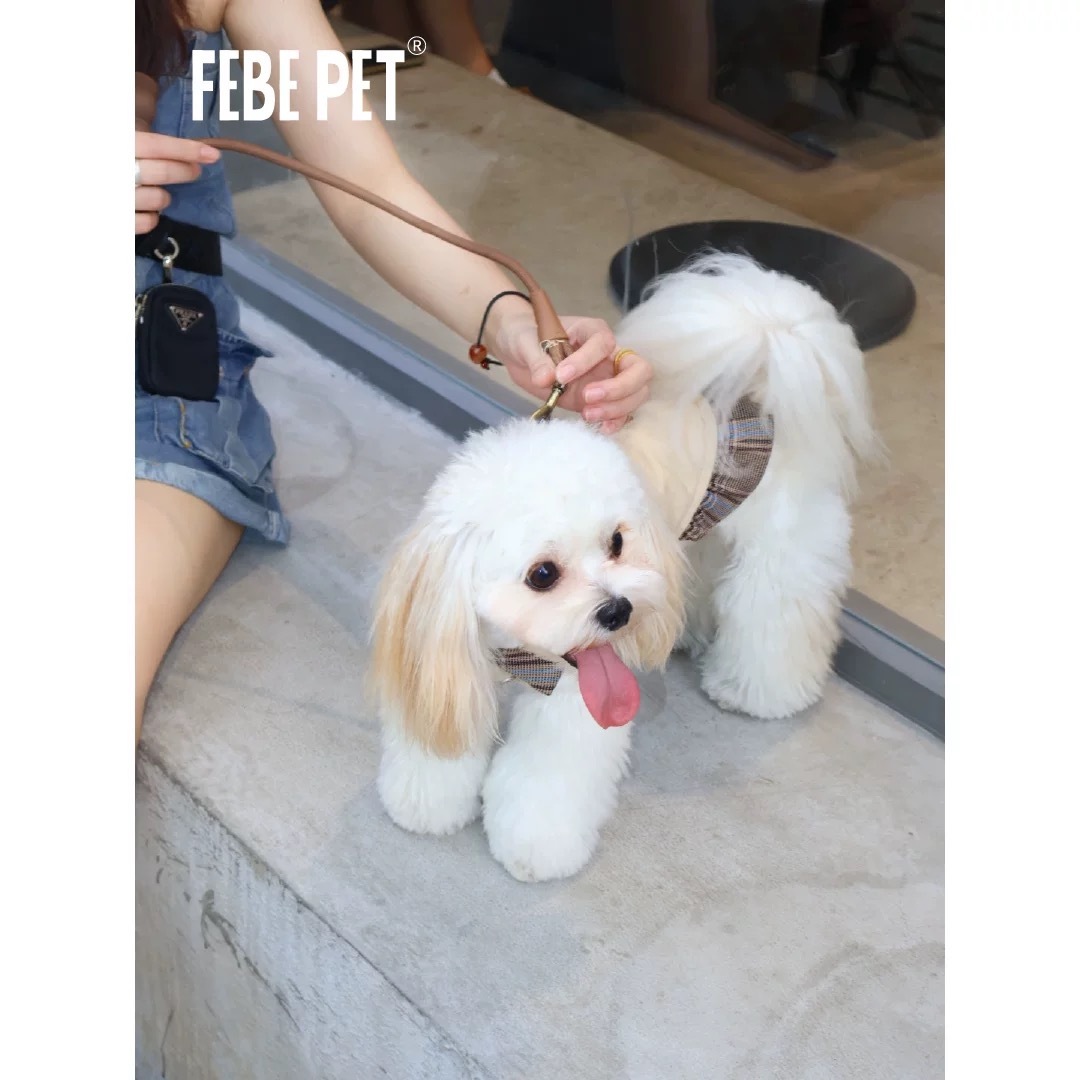 FEBEPET英伦学院裙卡其色
