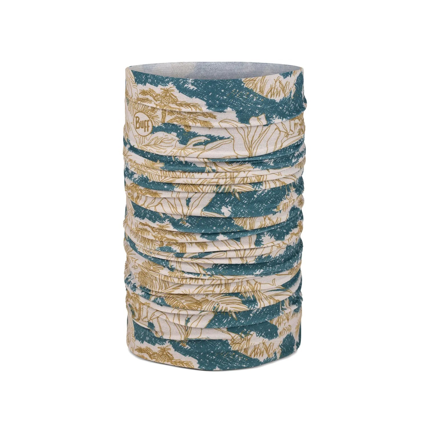 BUFF  Coolnet抗UV頭巾-Angler-熱帶樹影 BF138087-555 [HappyOutdoor]