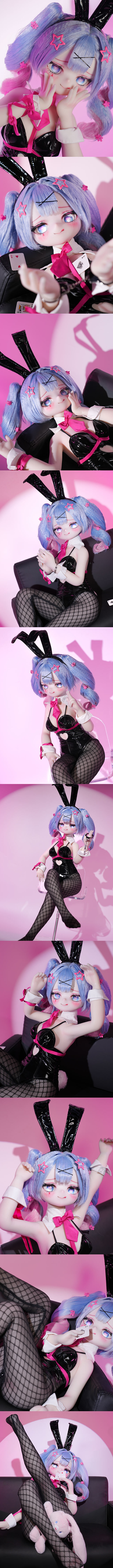 魔物姬娃娃 85cm 中胸 小兔奈奈 搪膠頭+矽膠身體 mwgirl acg cartoon anime silicone sex doll
