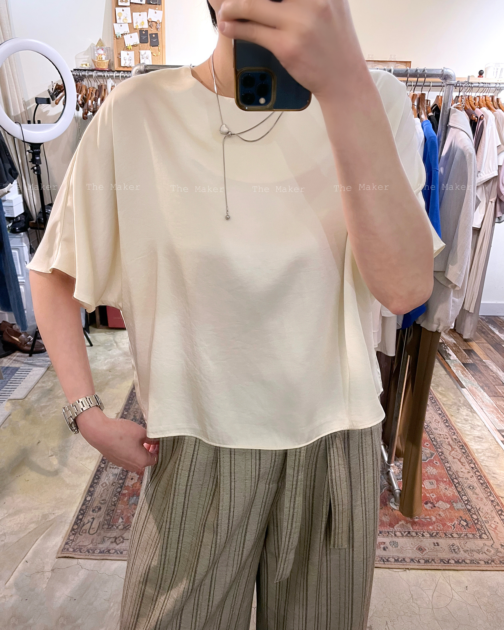 💫 簡約絲滑光澤Top 💫