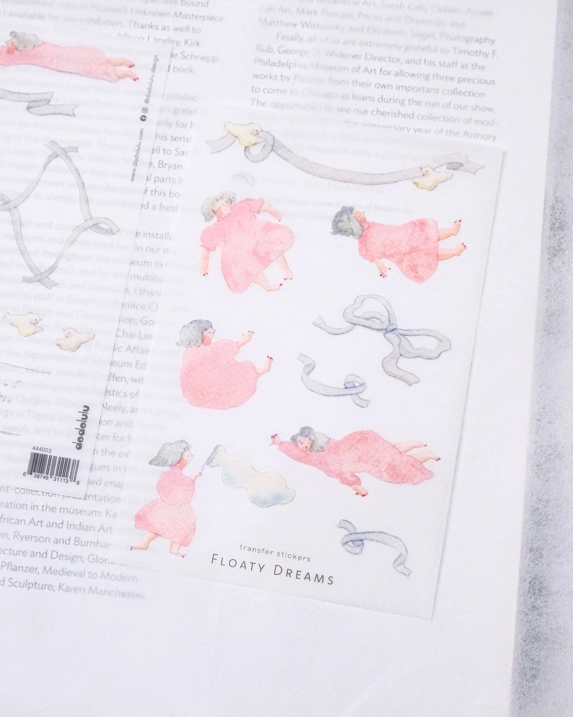 香港｜Dodolulu 轉印貼紙 輕飄飄