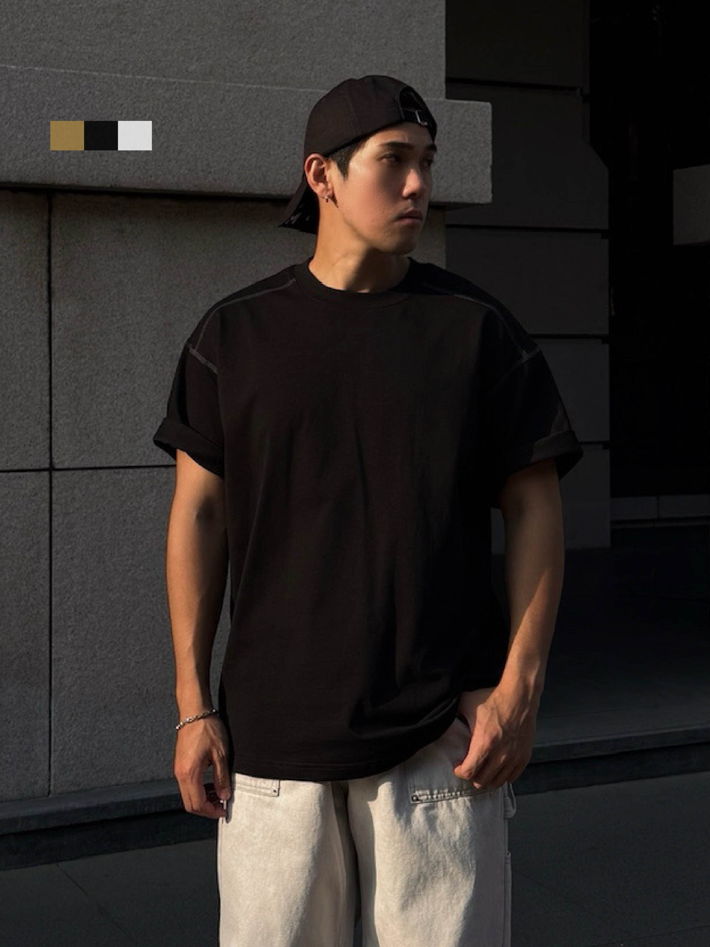 [1atm] 撞色-明線Tshirt project-050 design™ by 1atm