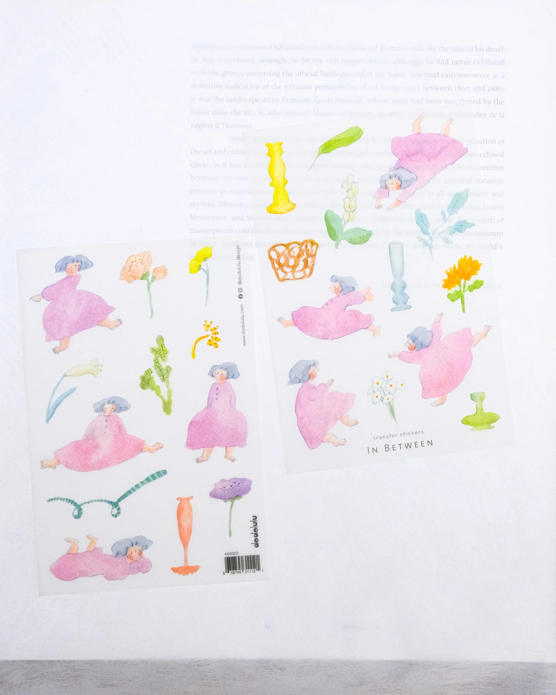 香港｜Dodolulu 轉印貼紙 花草之間