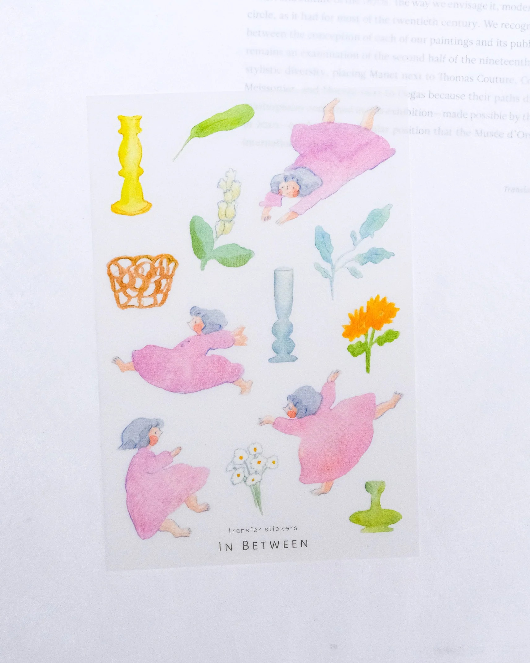 香港｜Dodolulu 轉印貼紙 花草之間