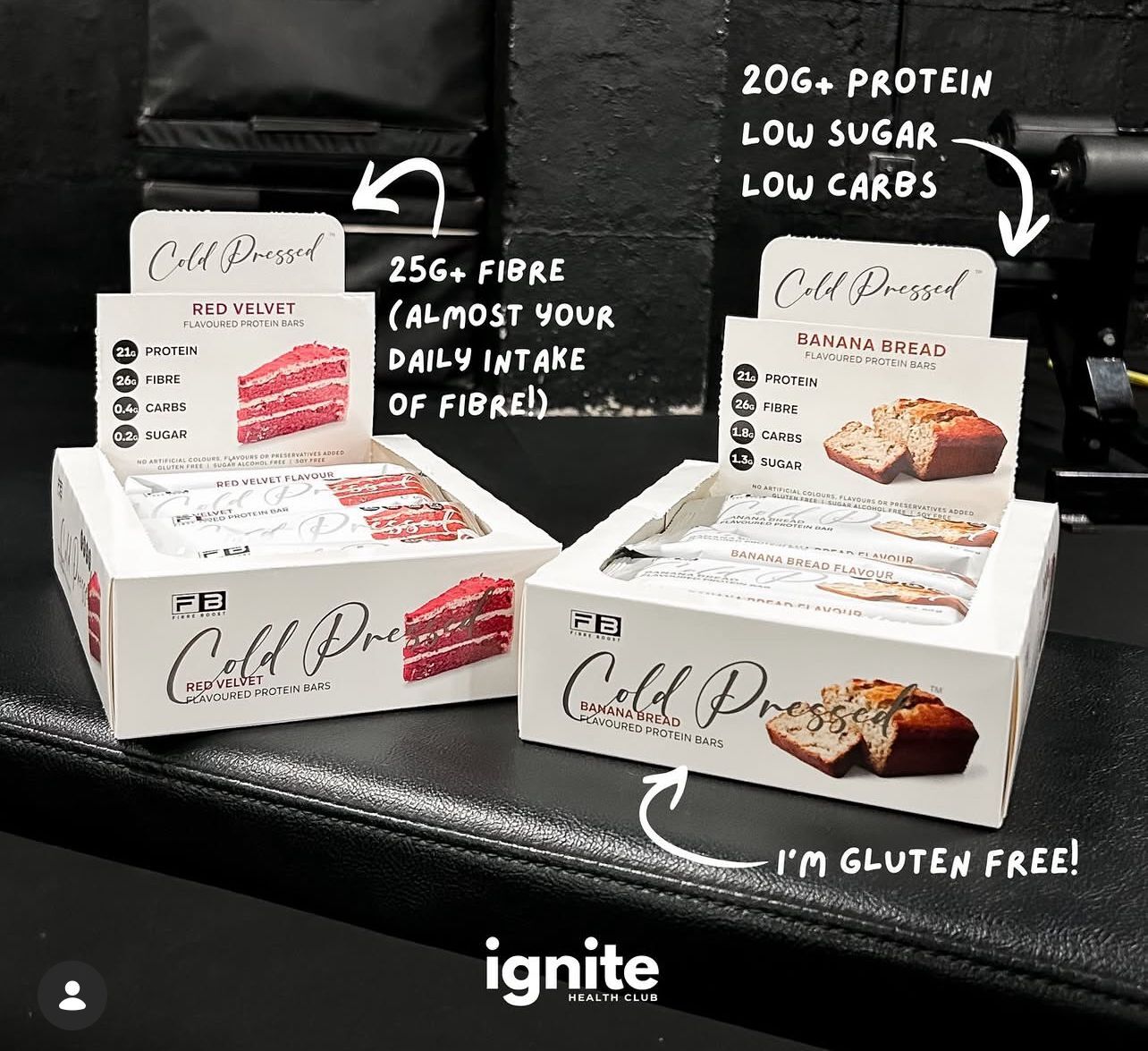 [PB01] [常温] 澳洲冷壓蛋白棒 Cold Pressed Fibre Boost