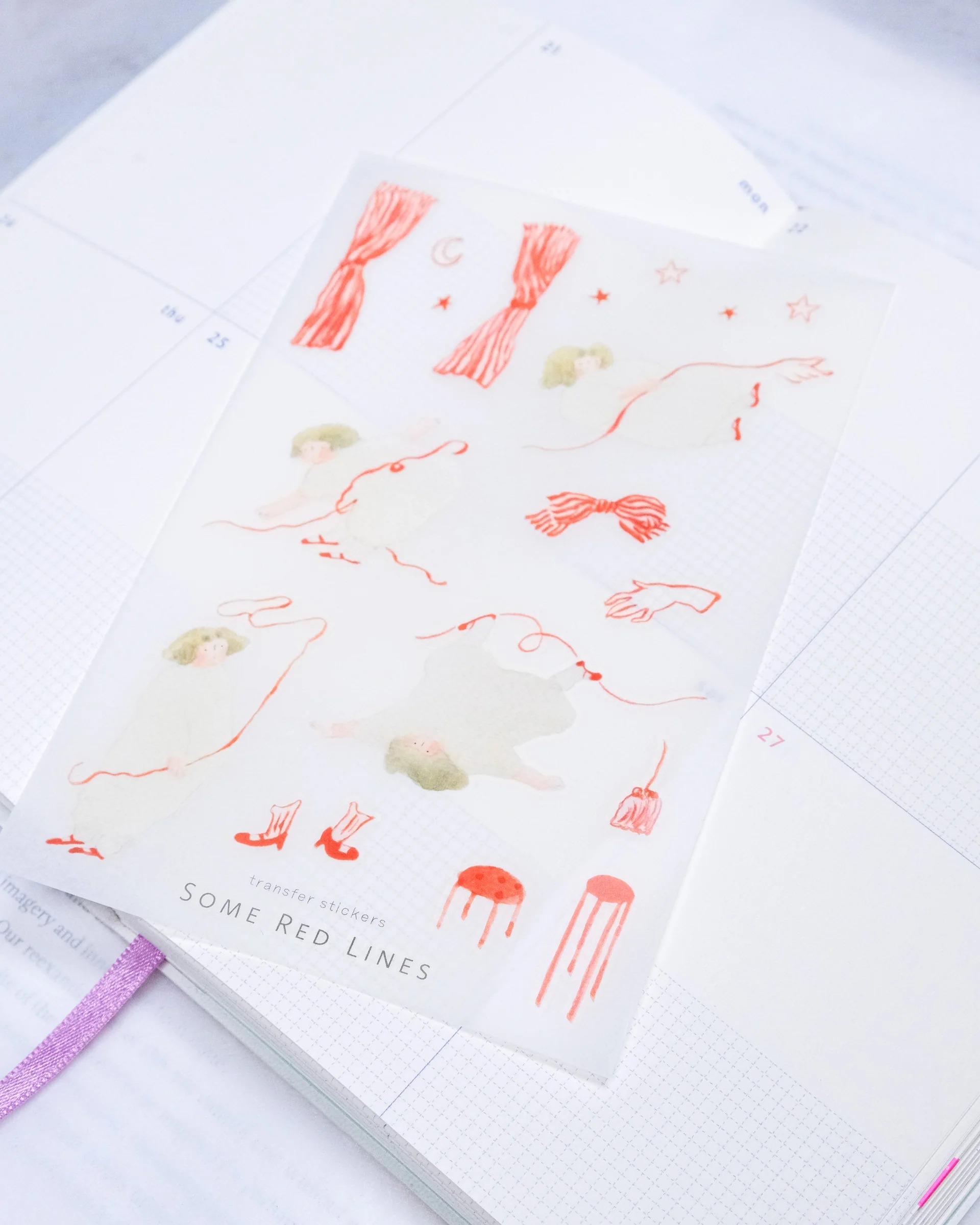 香港｜Dodolulu 轉印貼紙 一些紅線