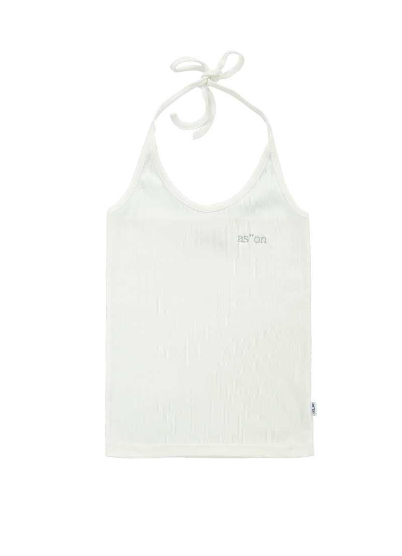 ASON 羅紋露背綁帶背心 P0000BQX000A
