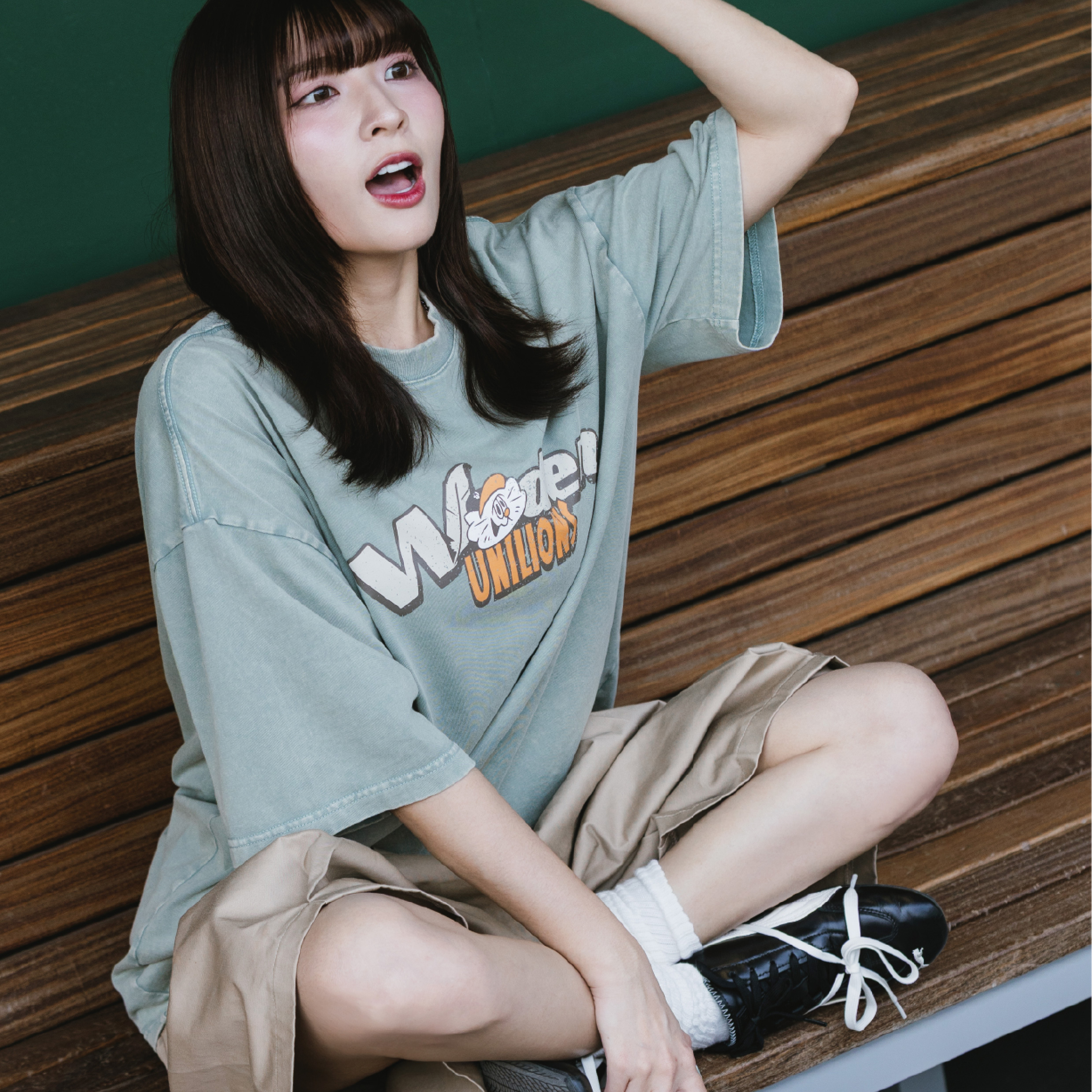 WODEN® x UNILIONS x YAMAMA Wash Classic Logo Tee