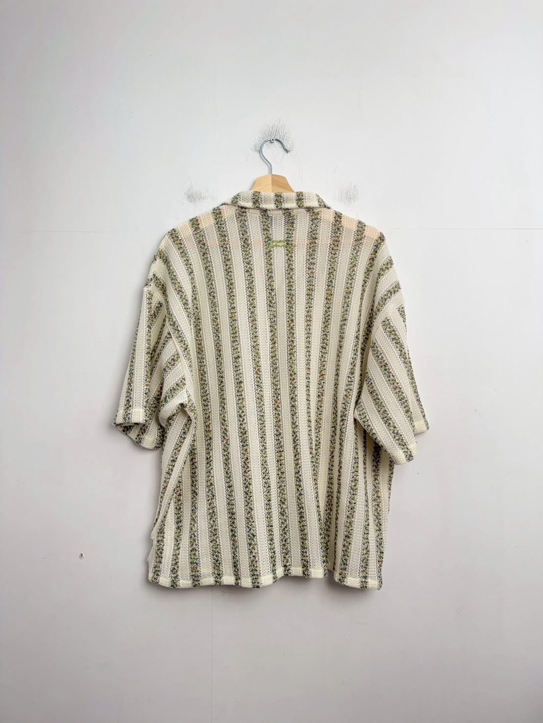 SENSE Pattern Knit Collar Shirt SIZE L