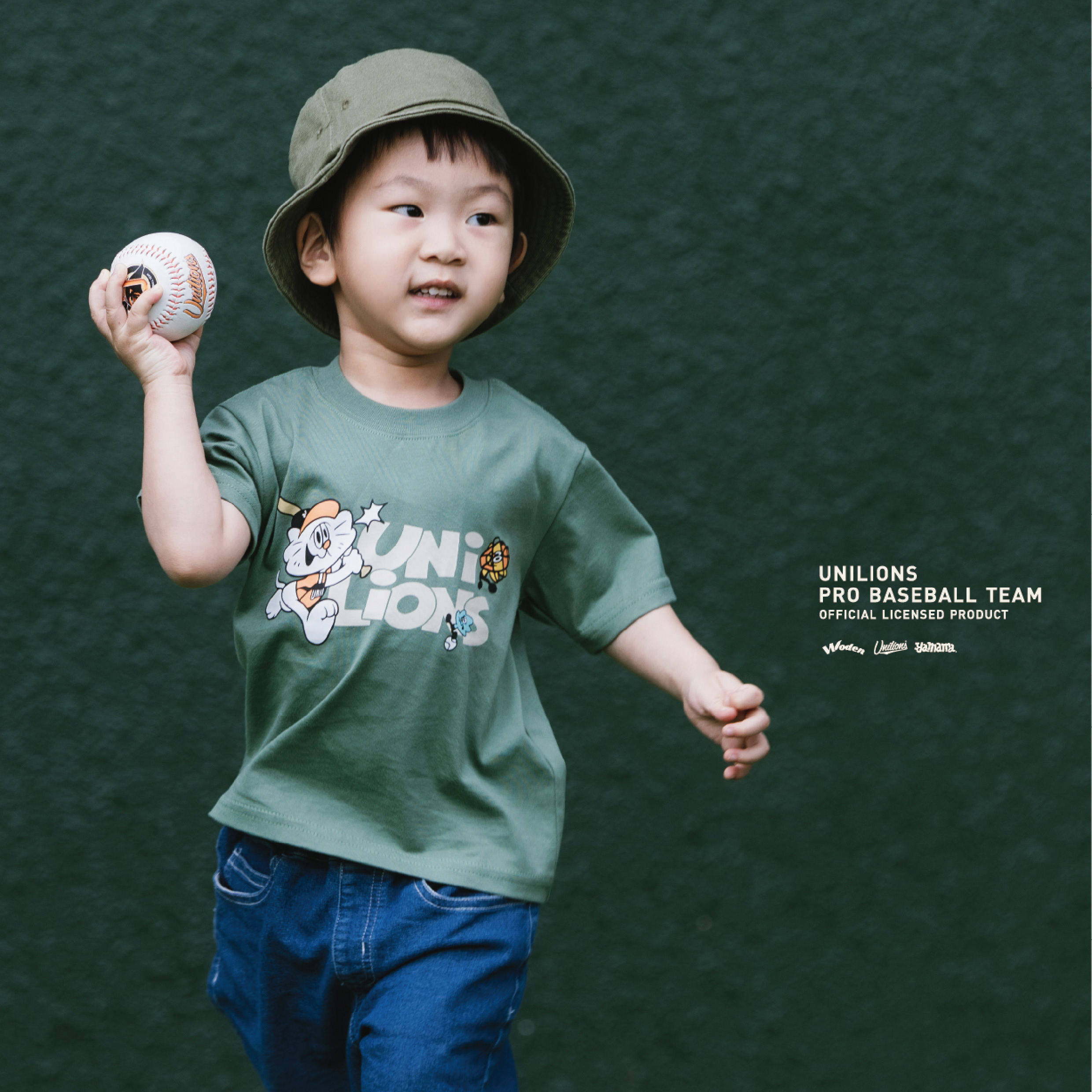 WODEN® x UNILIONS x YAMAMA Swing Kid Tee