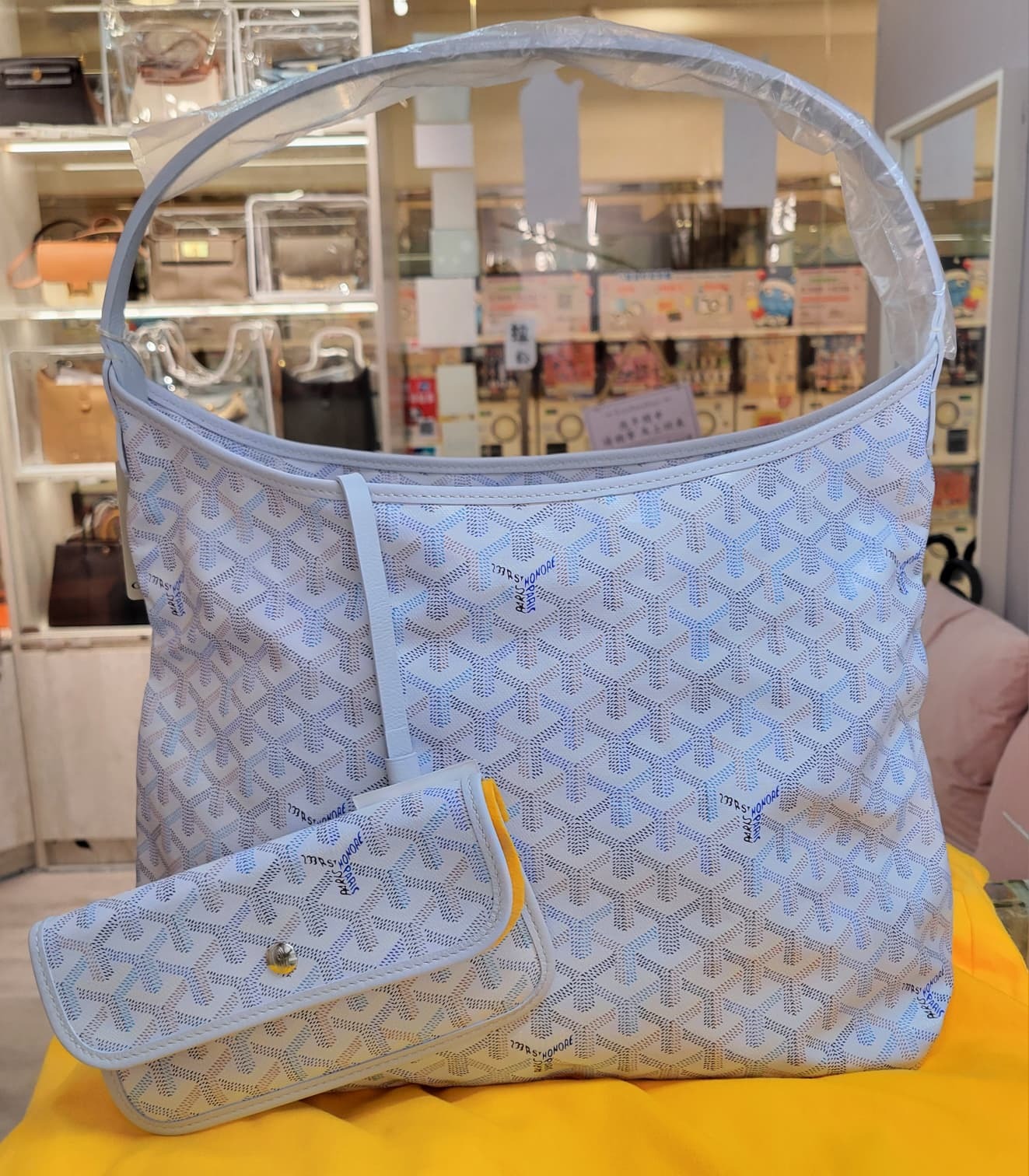 GOYARD HOBO BLEU POLAIRE MULTICOLOR PM 極地藍
