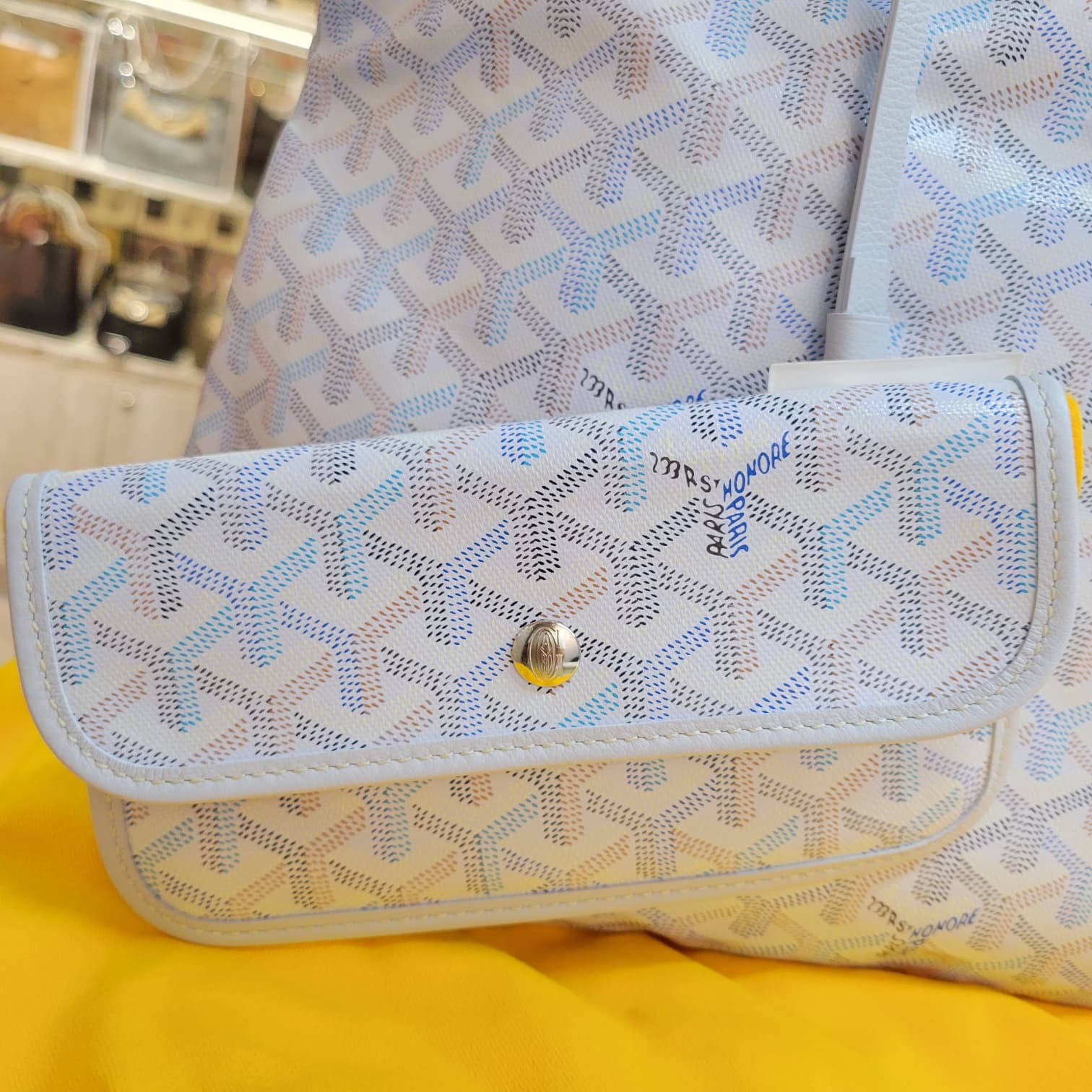 GOYARD HOBO BLEU POLAIRE MULTICOLOR PM 極地藍