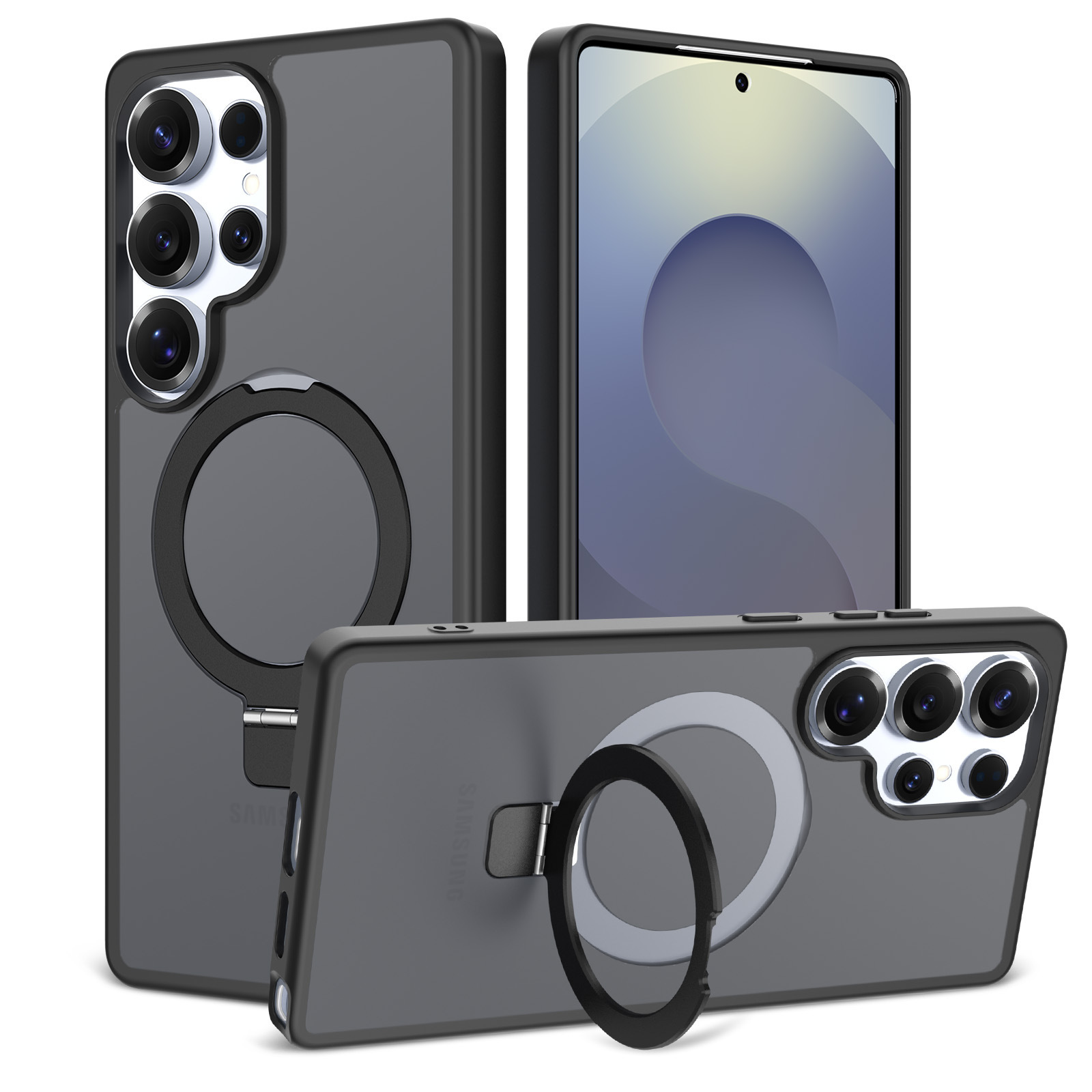 XPRO - Mag Matte Stand - Samsung S26 Ultra Case 高度防撞磨砂磁吸旋轉支架手機保護殼 A57