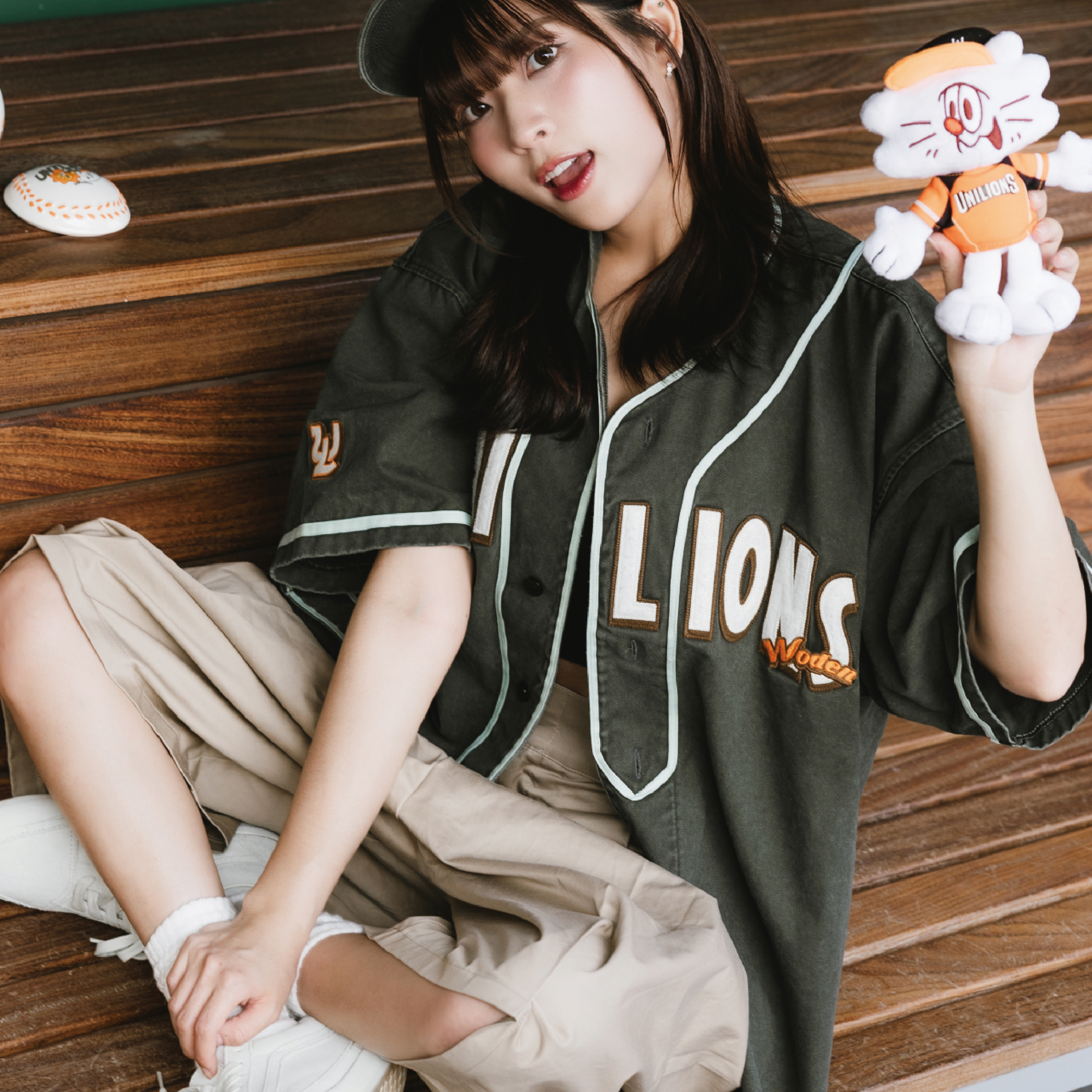 WODEN® x UNILIONS x YAMAMA Wash Baseball Jersey