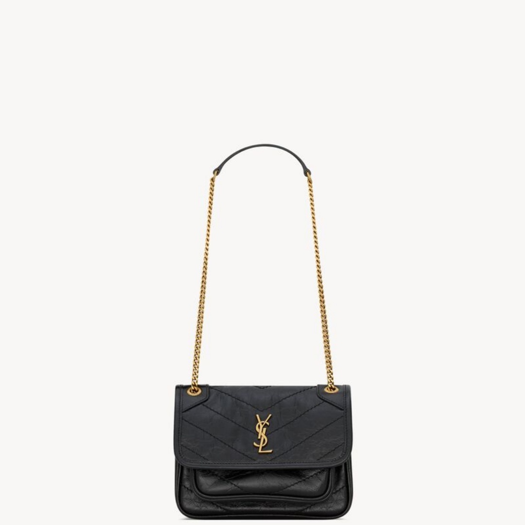 FRA-GGG0423-234 NIKI baby in vintage leather BLACK (A19)【出貨後回贈$500購物金】