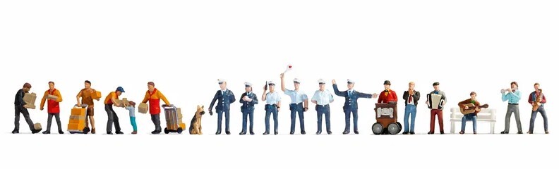 Noch 16125 HO規 在城市的人們 XL套裝