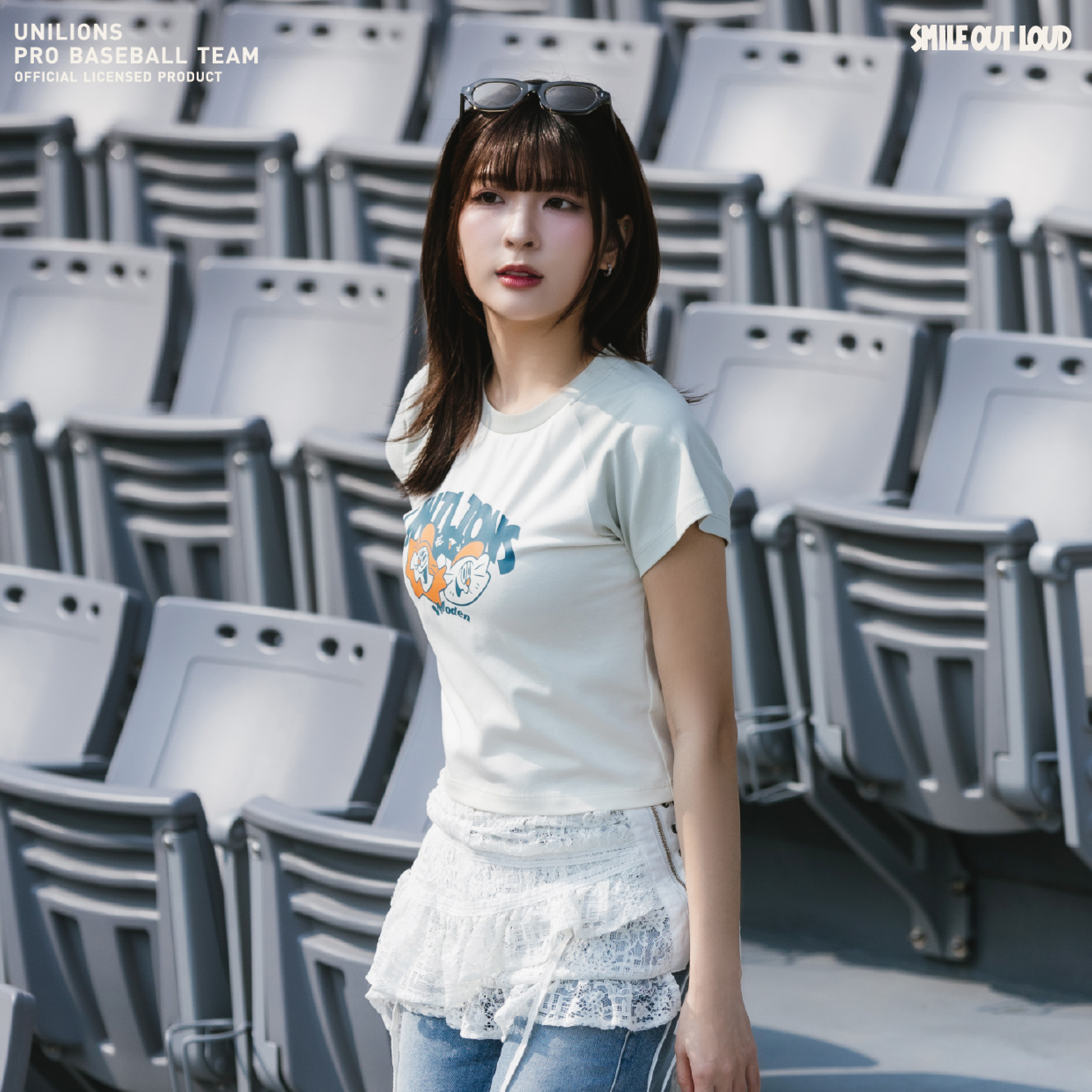 WODEN® x UNILIONS x YAMAMA Raglan Sleeve Girl Tee