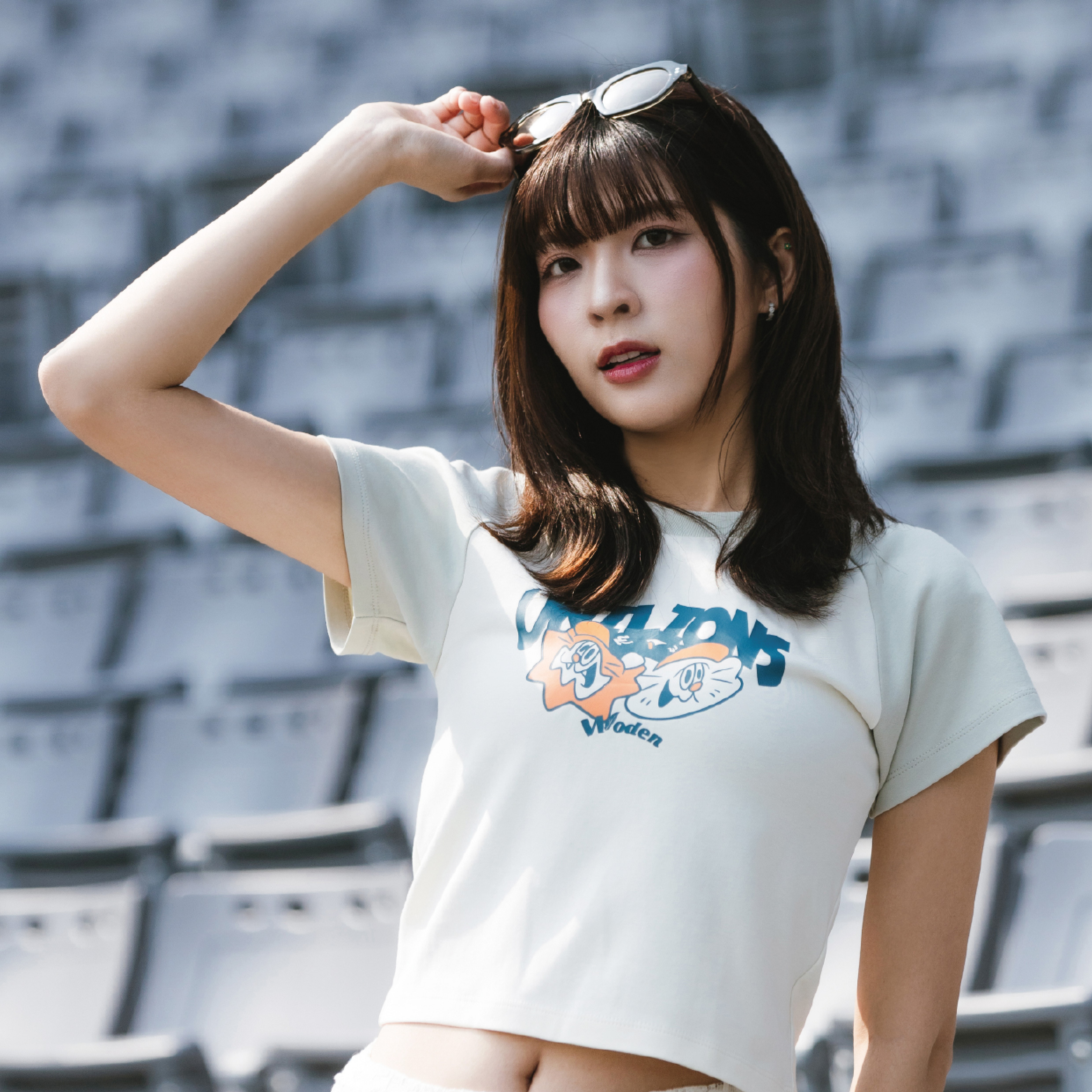 WODEN® x UNILIONS x YAMAMA Raglan Sleeve Girl Tee