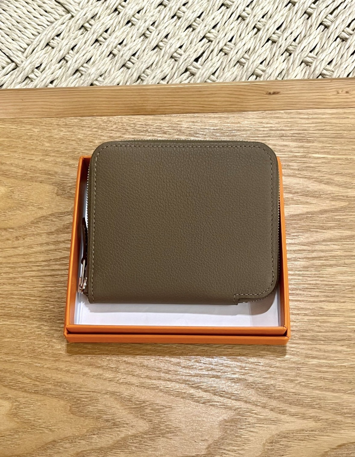 Silkin Compact wallet Etoupe