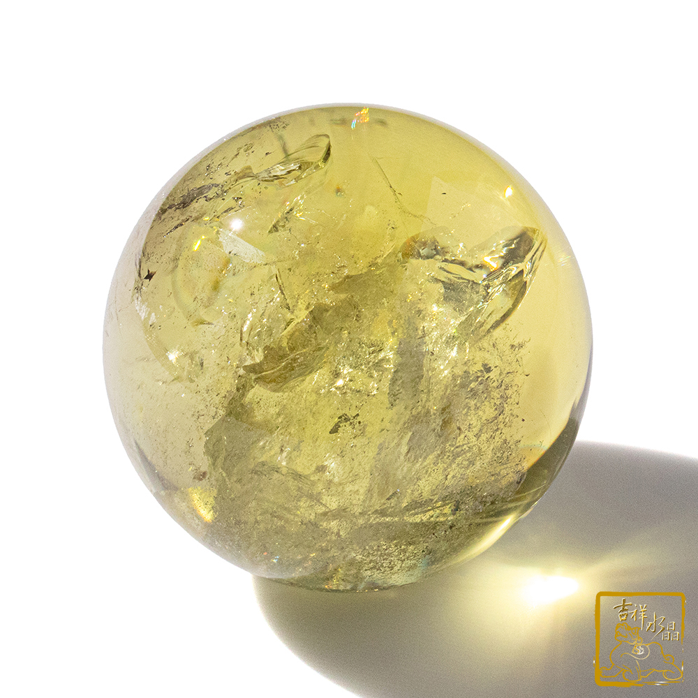 黃水晶球 6.8cm 財富之石