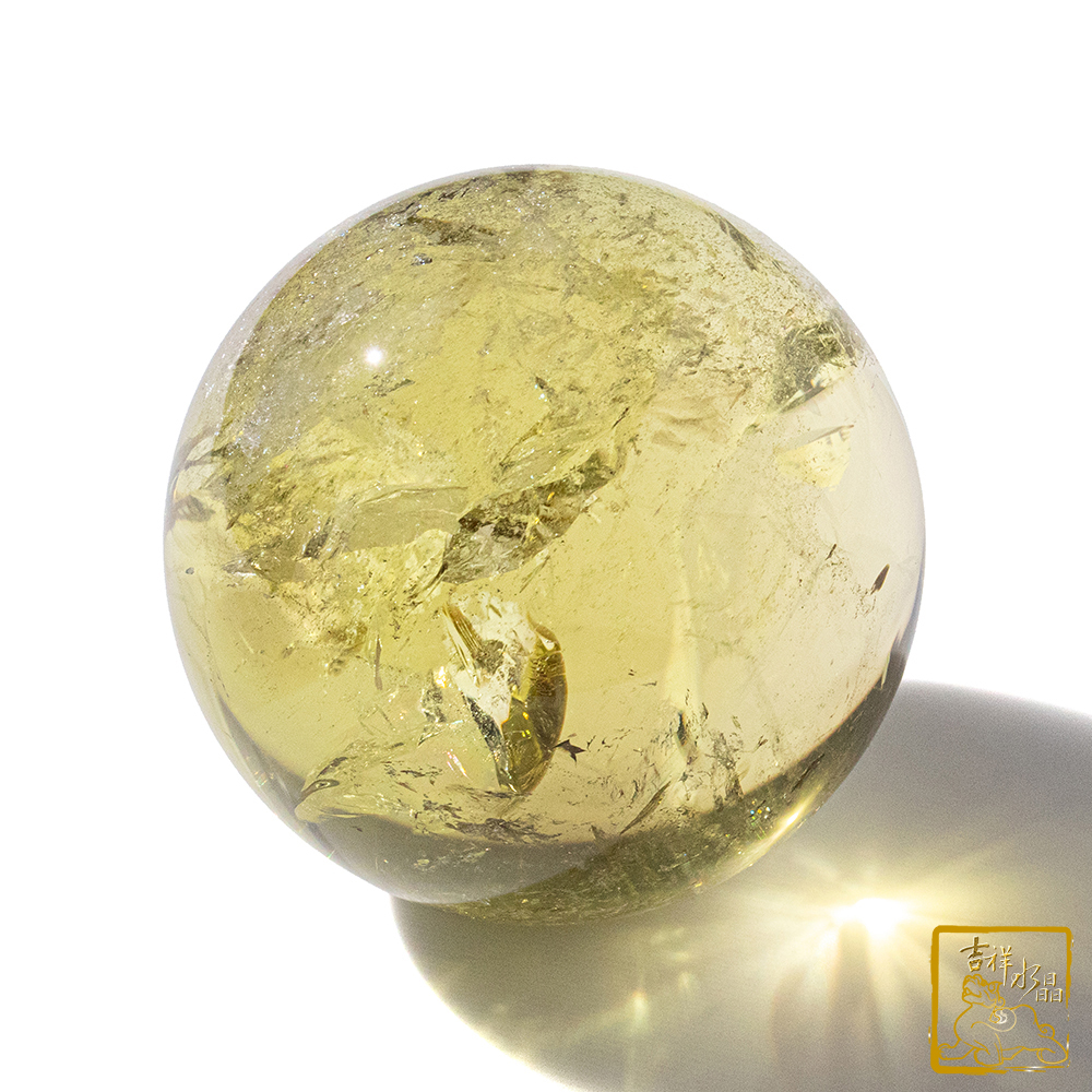 黃水晶球 6.8cm 財富之石