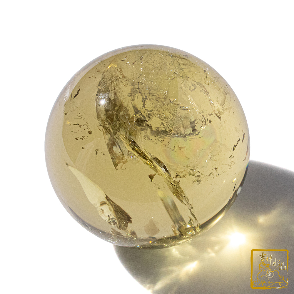 黃水晶球 6.8cm 財富之石