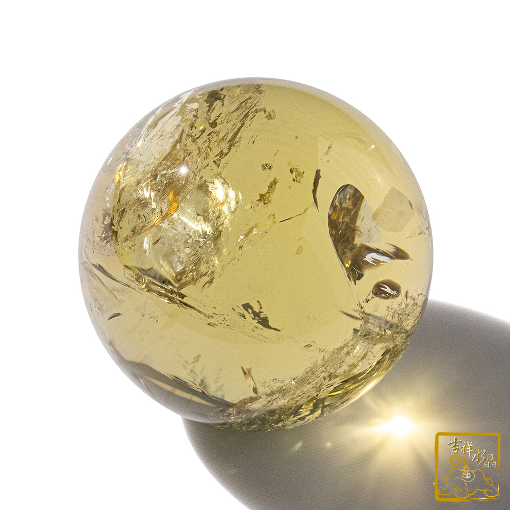 黃水晶球 6.8cm 財富之石