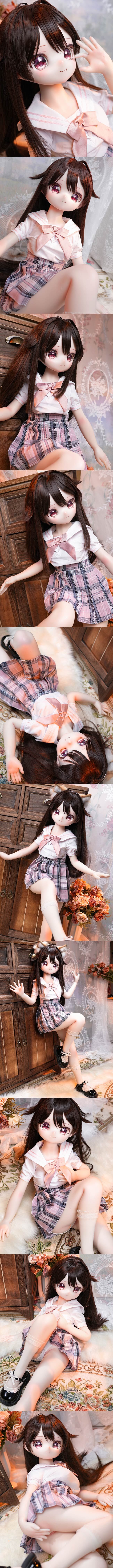 魔物姬娃娃 85cm 中胸 小桃 搪膠頭+矽膠身體 mwgirl acg cartoon anime silicone sex doll