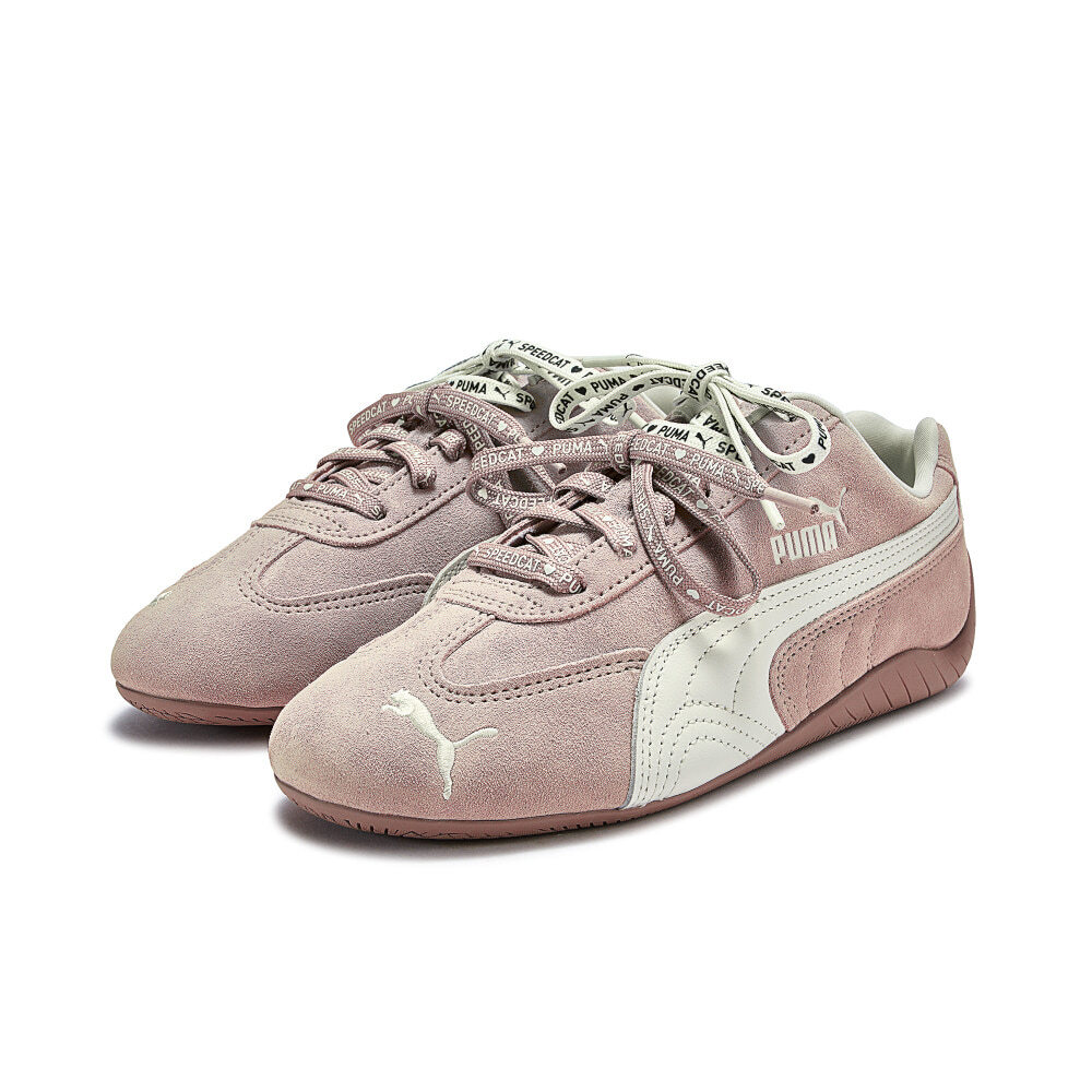 PUMA Speedcat OG 玫瑰粉 粉紅 愛心 字母鞋帶 情人節限定 賽車 薄底鞋 40813001