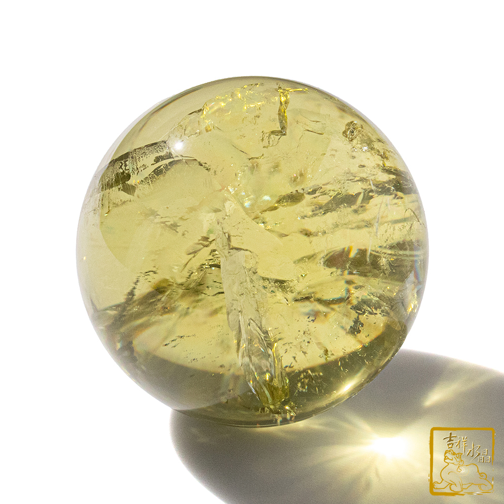黃水晶球 6.9cm 財富之石