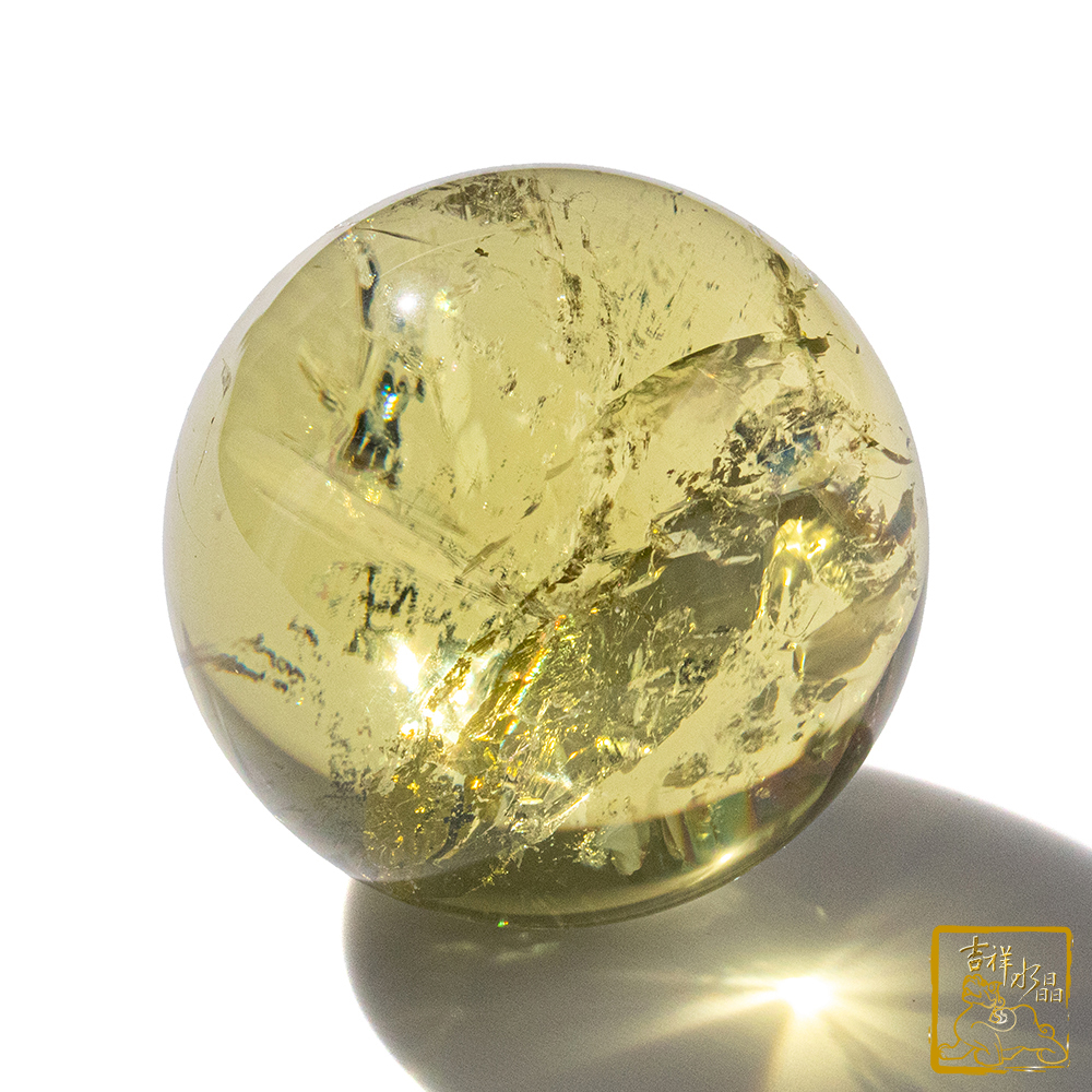 黃水晶球 6.9cm 財富之石