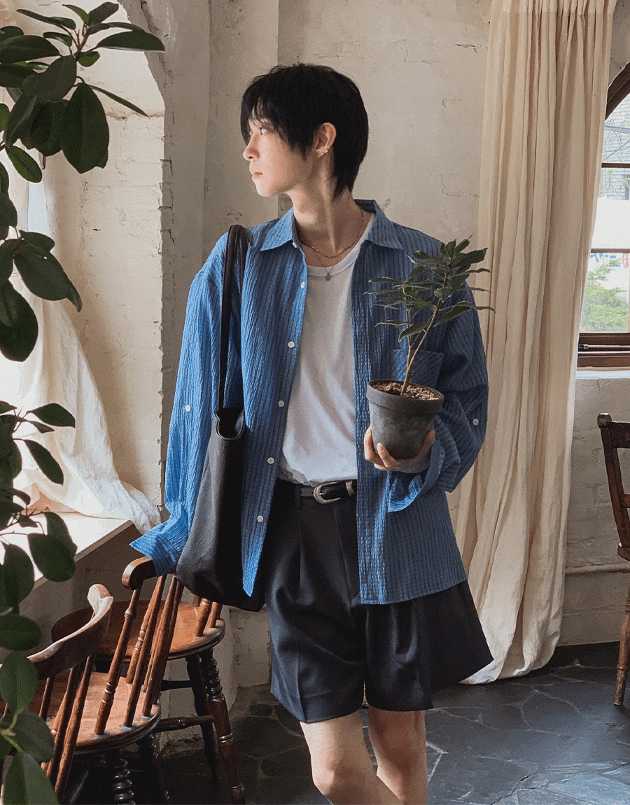 Moil 夏季捲袖襯衫