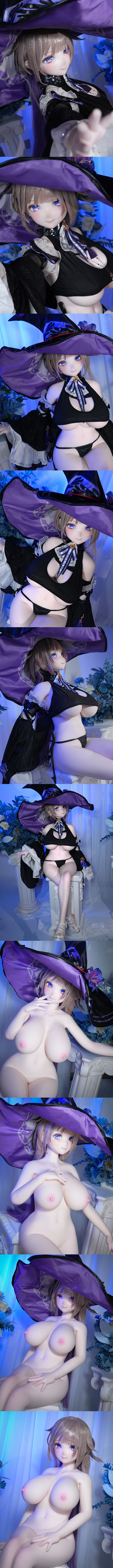 魔物姬娃娃 138cm 巨乳 塔塔莉 矽膠頭+TPE身體 mwgirl acg cartoon anime silicone sex doll