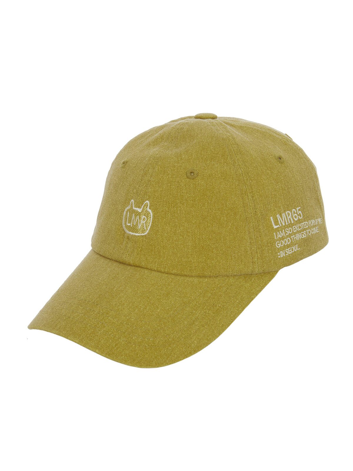 C70 LMR Symbol Logo Pigment Ball Cap - MUSTARD