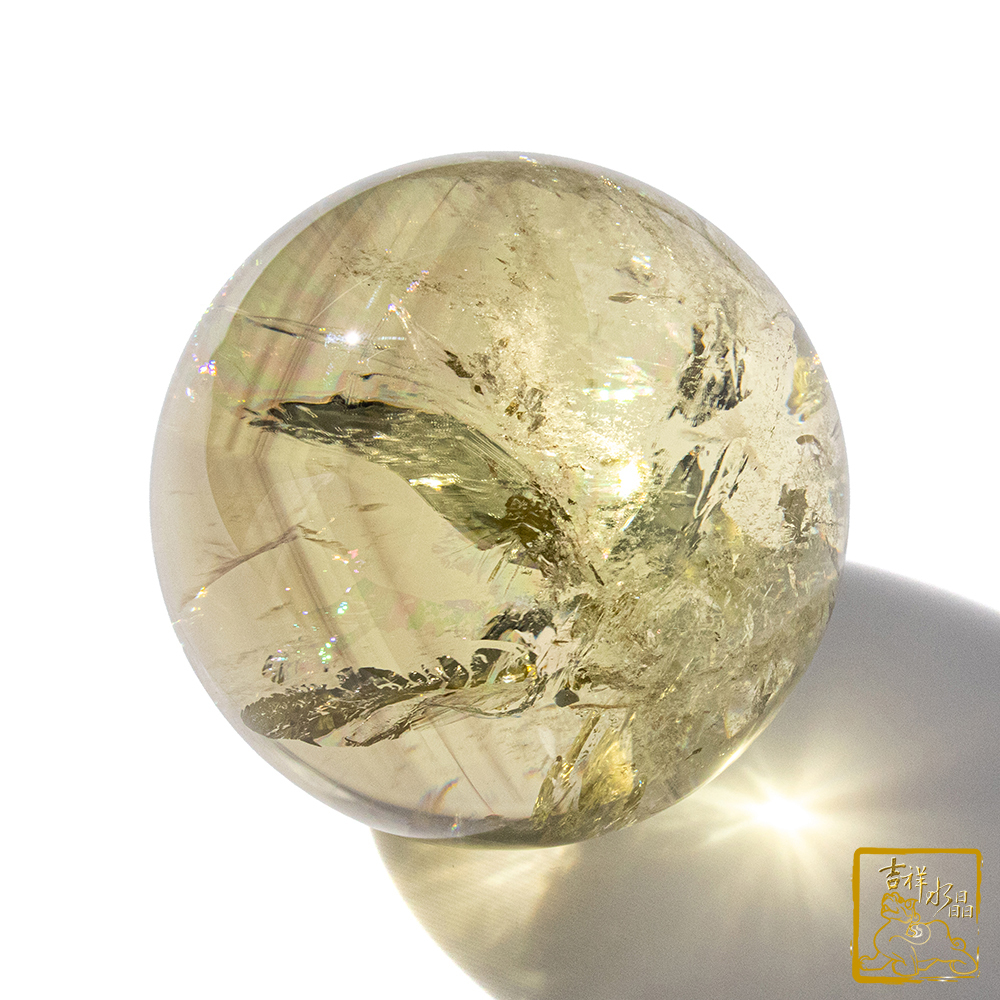 黃水晶球 9.4cm 催旺財運