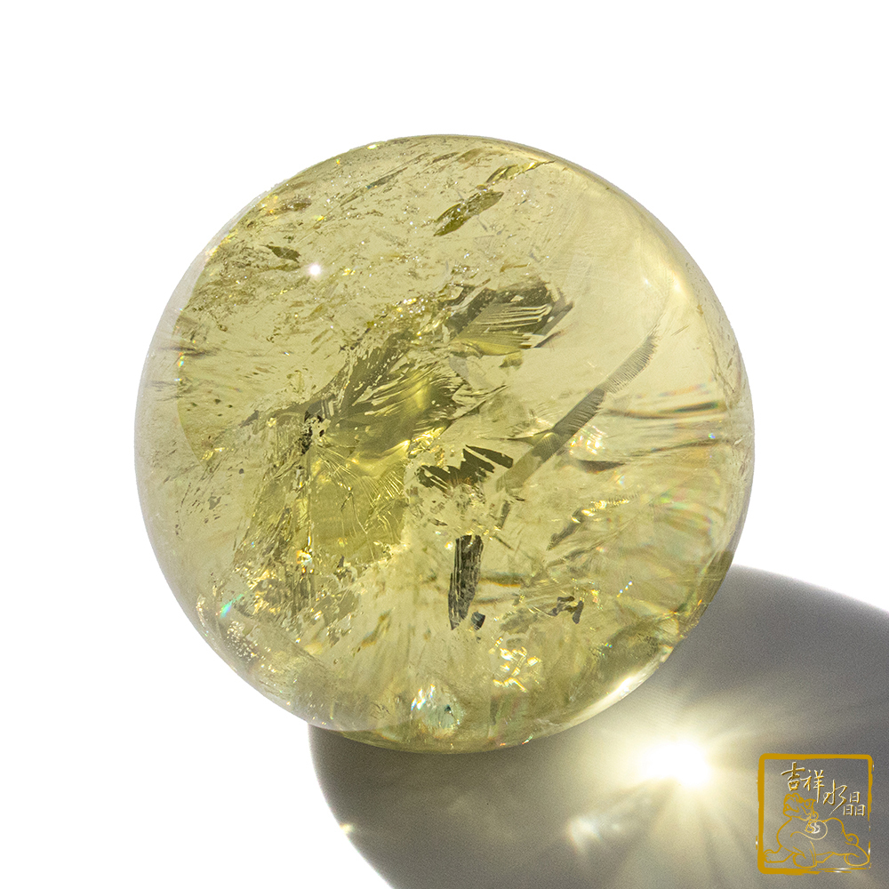 黃水晶球 10.5cm 催旺財運