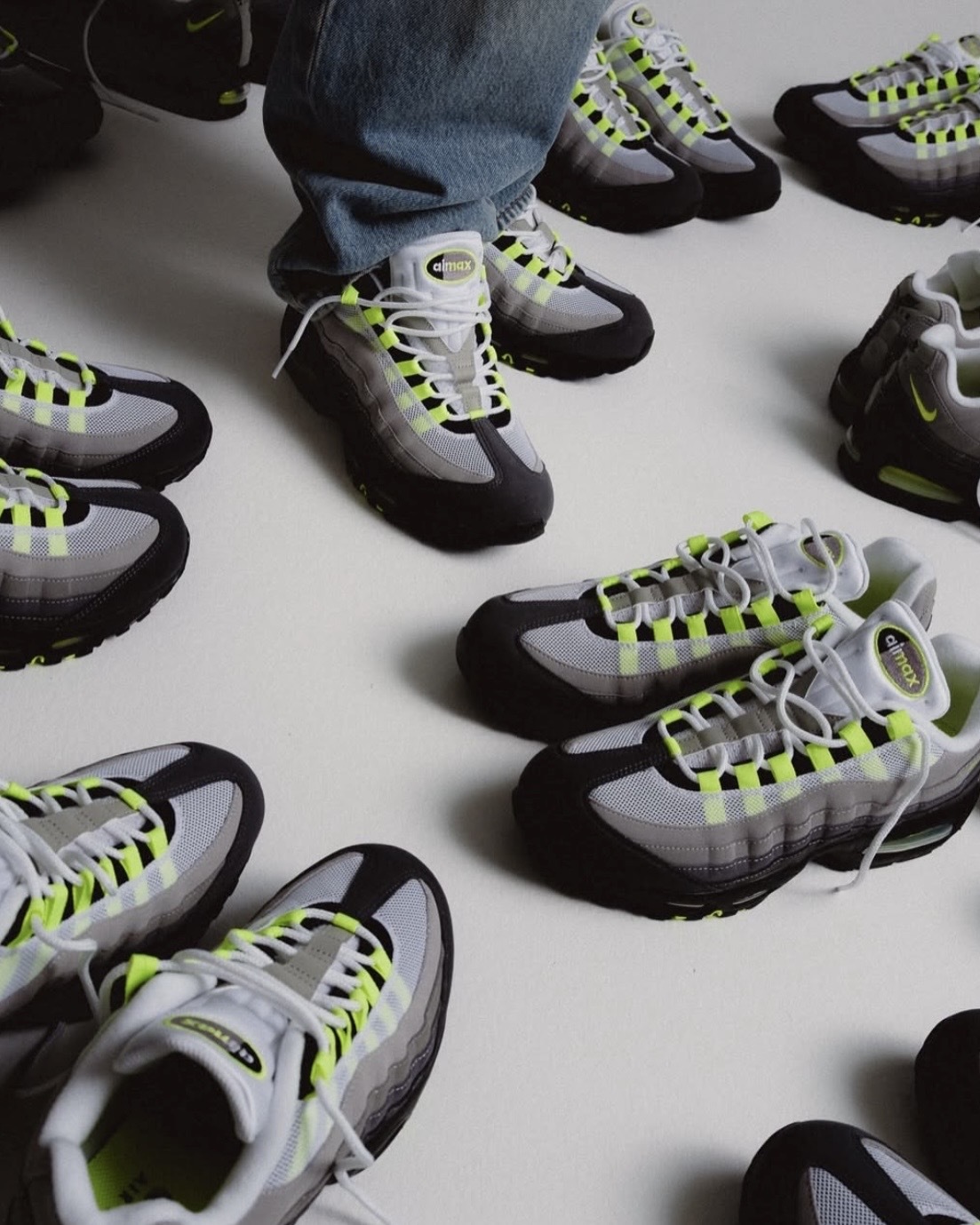 【CORTIS嚴成玹同款】Nike Air Max 95 OG Neon 氣墊 螢光灰綠