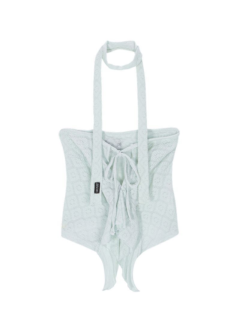 ASON SIA 綁帶荷葉邊無袖上衣 AS_P0000CLL