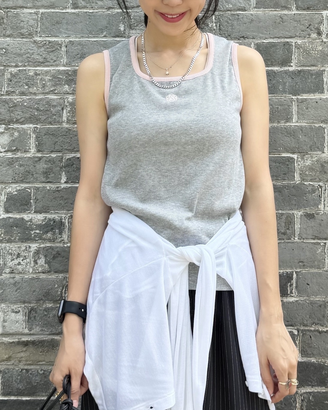 4月新品♥方領微彈性背心