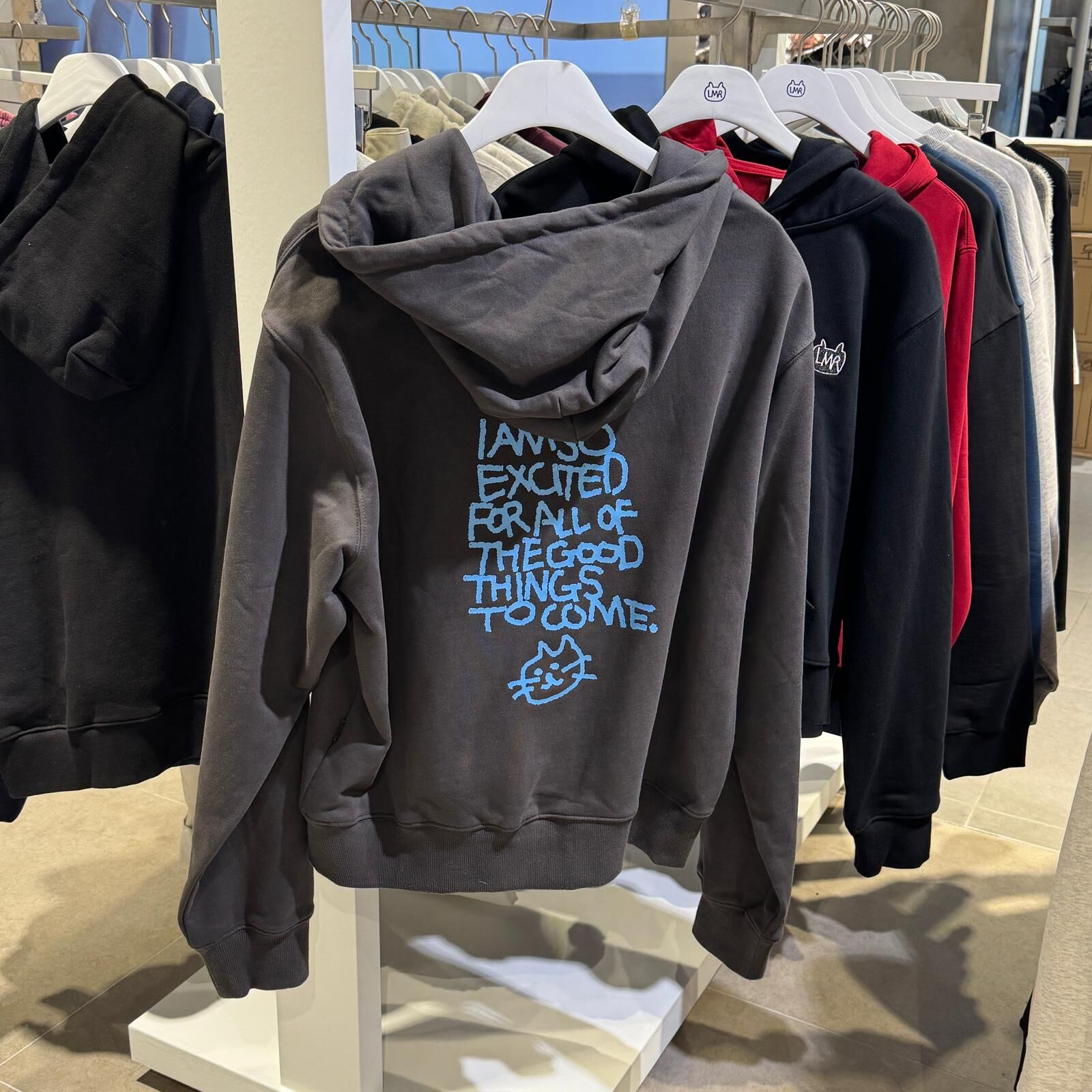 C72 LMR 拉鏈外套 - CHARCOAL