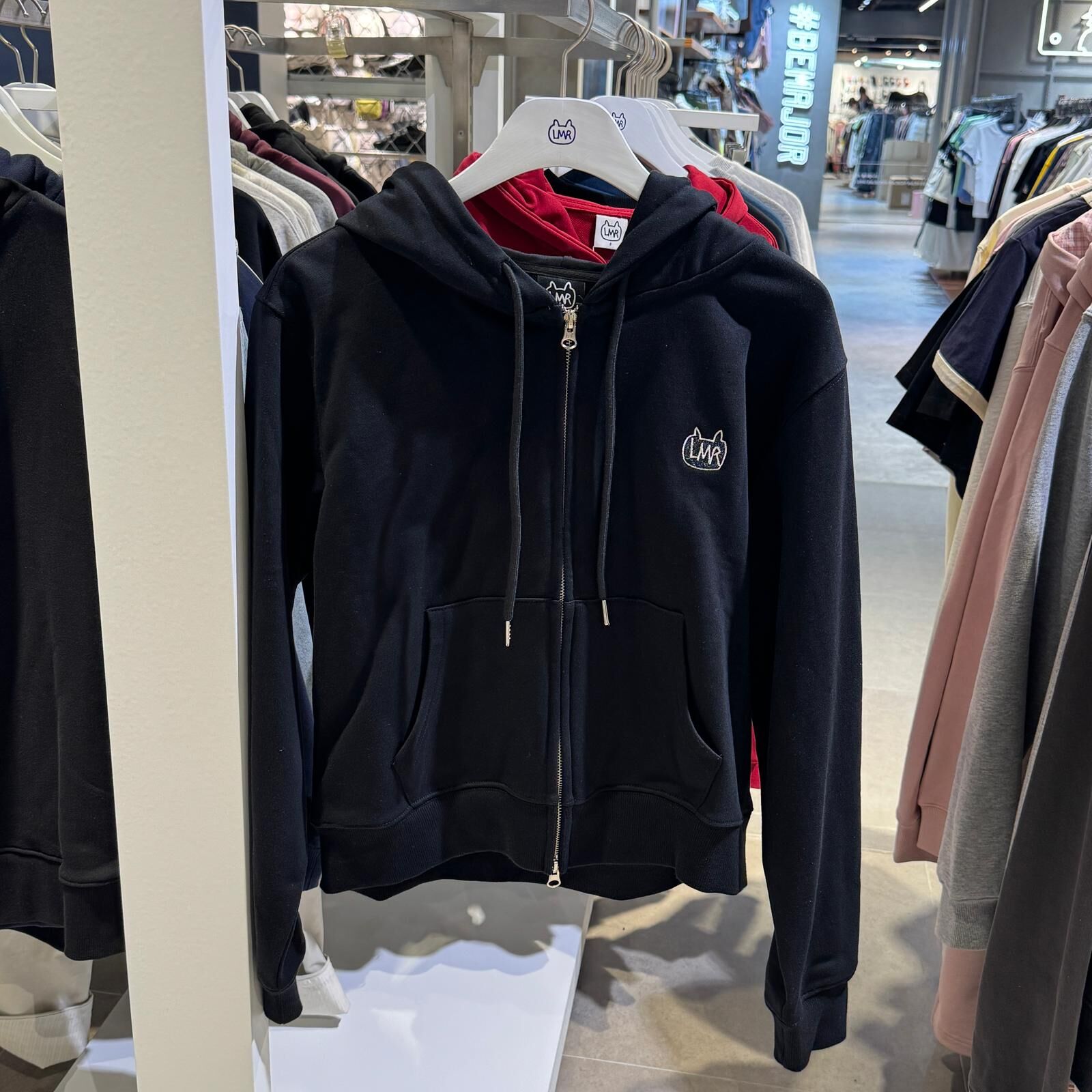 C73 LMR 拉鏈外套 - BLACK