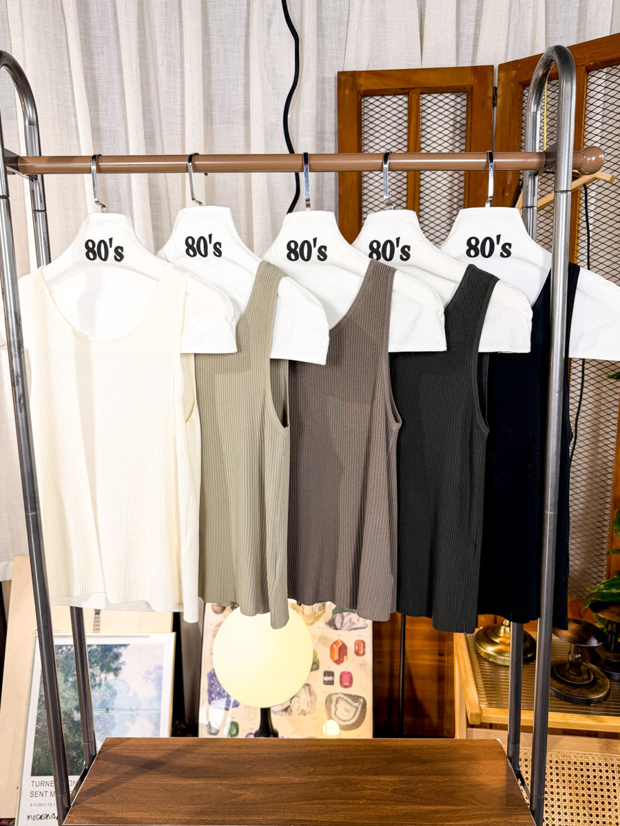 【多買多優惠】圓領 針織料背心【不設退換】