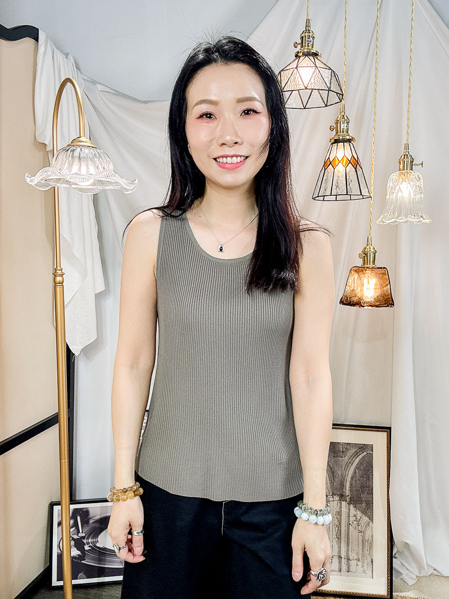 【多買多優惠】圓領 針織料背心【不設退換】