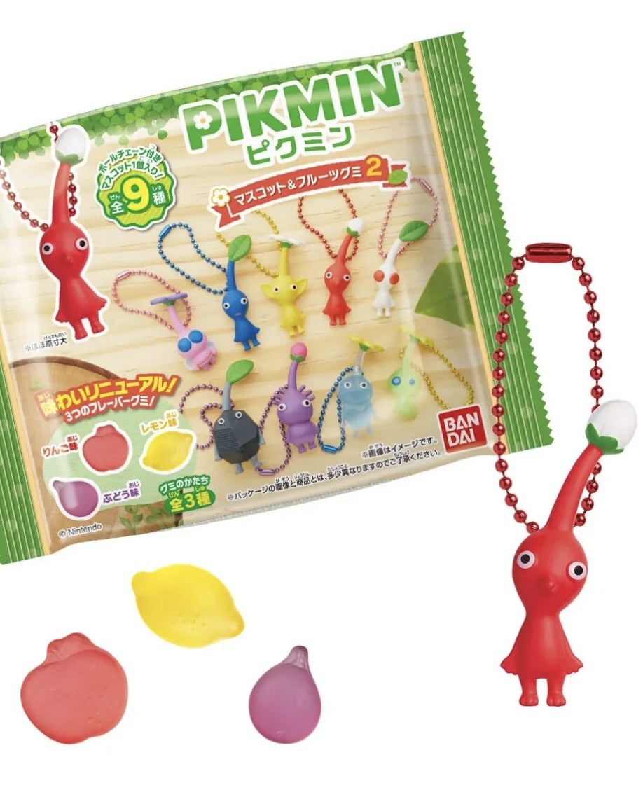 <日本正版🇯🇵>BANDAI PIKMIN皮克敏 食玩 水果軟糖 吊飾 第二彈