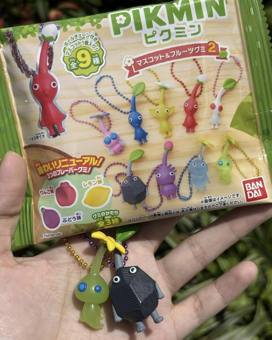 <日本正版🇯🇵>BANDAI PIKMIN皮克敏 食玩 水果軟糖 吊飾 第二彈