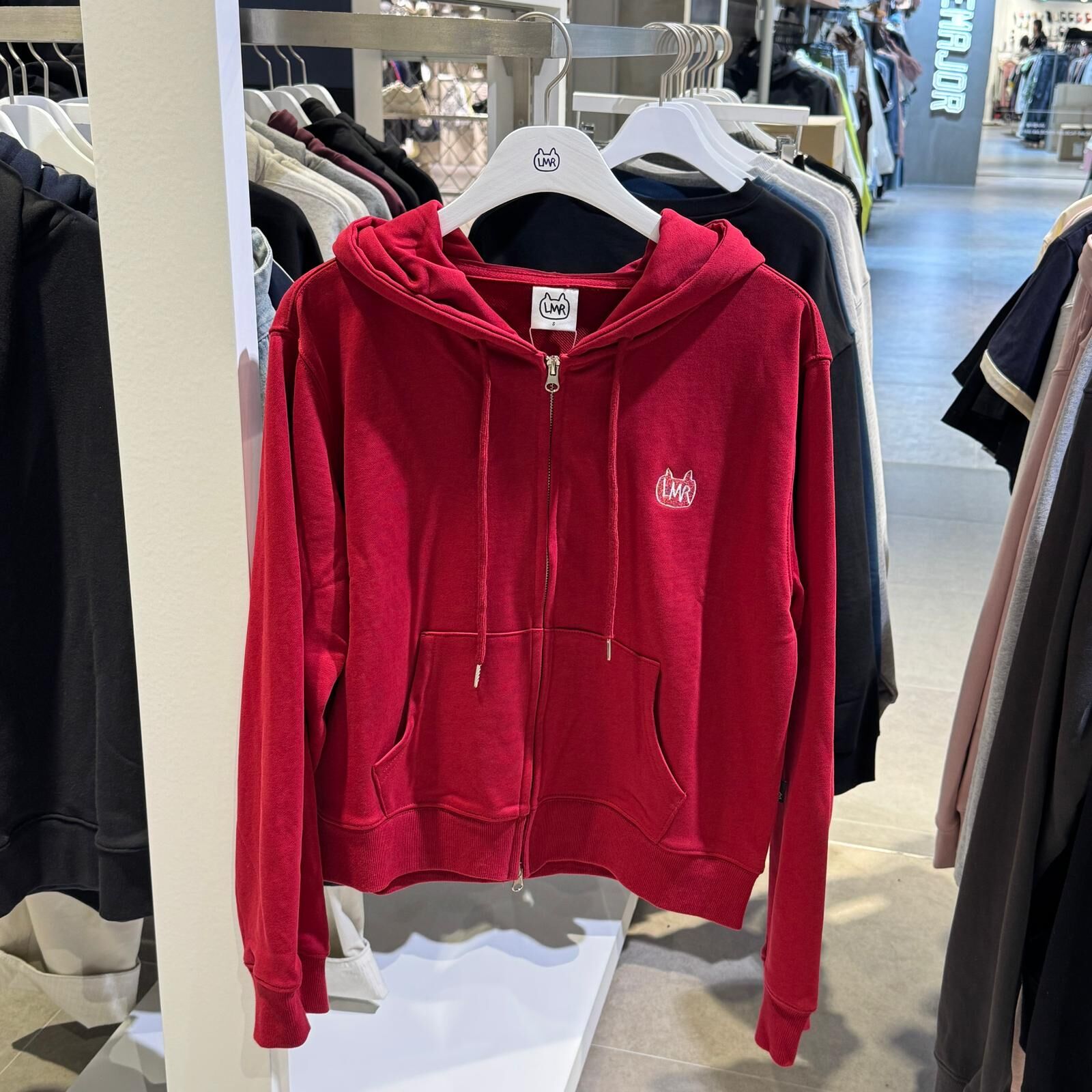 C74 LMR 拉鏈外套 - RED