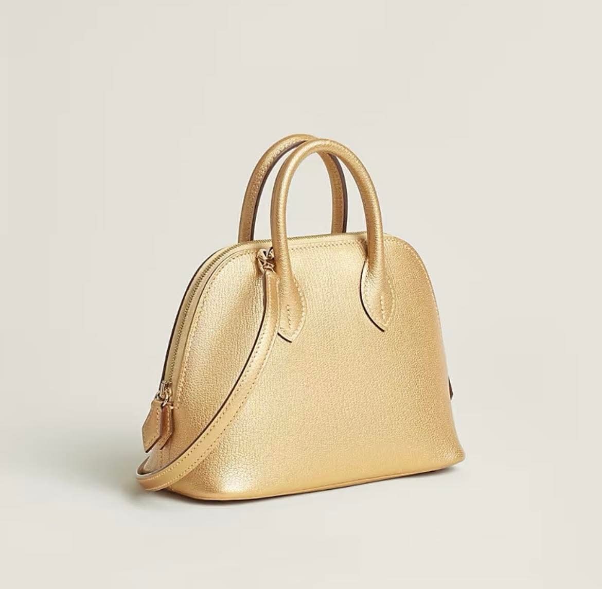 Hermès Bolide Dore  Gold CP Chevre chamklight  HK$7x,xxx  (HK$2,000 即時落訂)