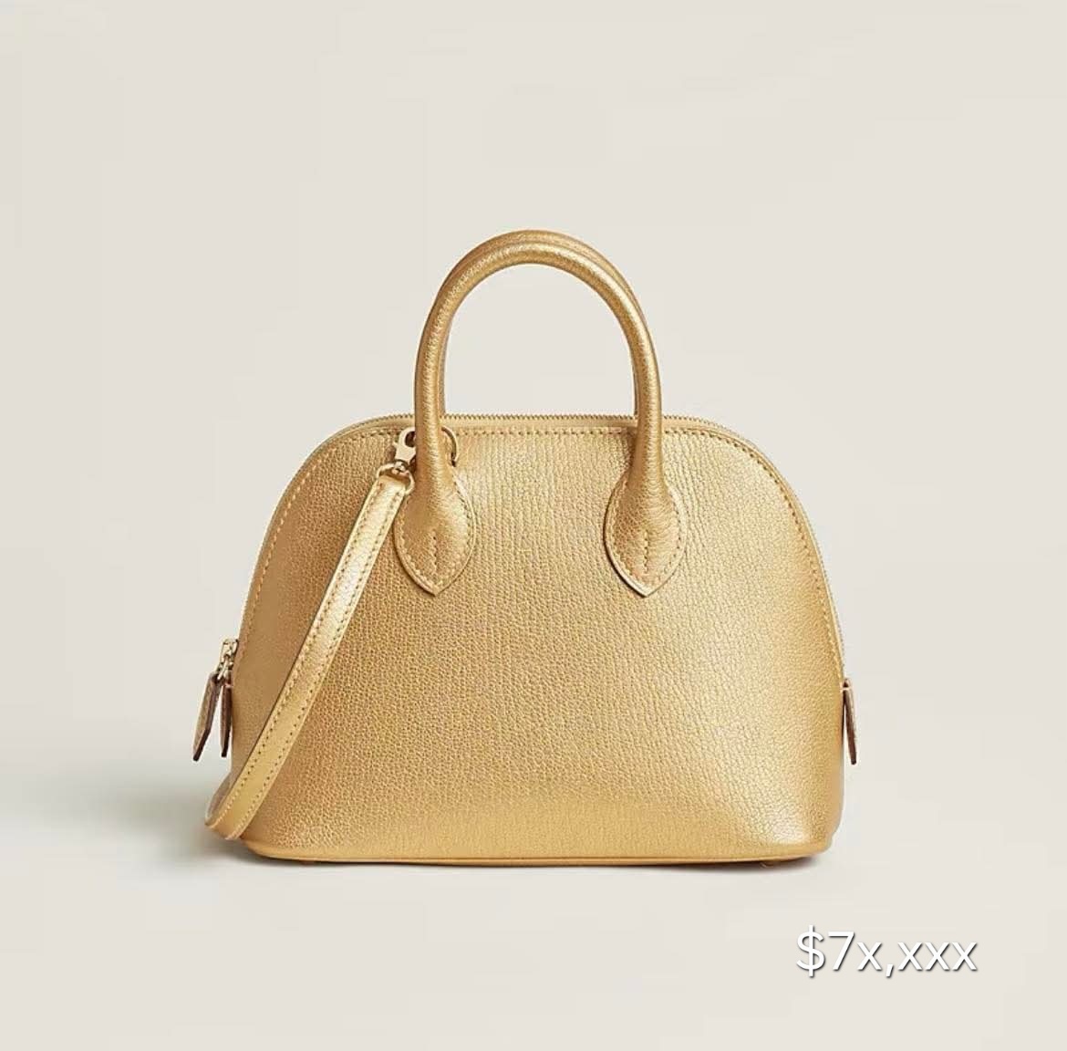 Hermès Bolide Dore  Gold CP Chevre chamklight  HK$7x,xxx  (HK$2,000 即時落訂)