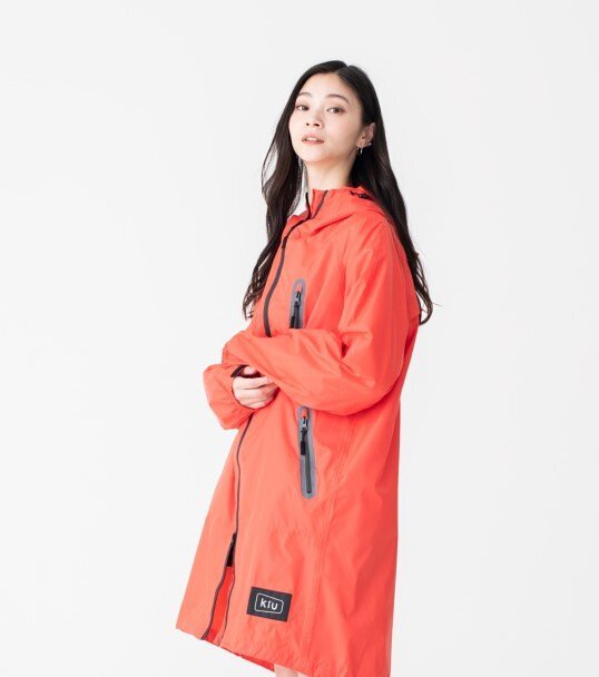 HKHG0424-033 【K116 Kiu 系列】Rain Zip-up日本防撥水拉鍊長外套 / 風褸 (男女皆可)_粉色 (K116-909 PK) (A33)